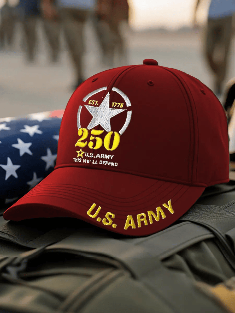 Unisex U.S.Army This We'Ll Defend Print Baseball Cap