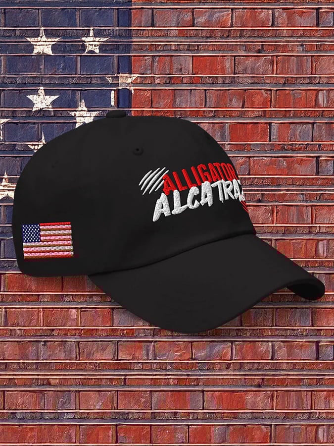 Alligator Alcatraz Funny Florida Everglades Dark Humor Pride Baseball Cap
