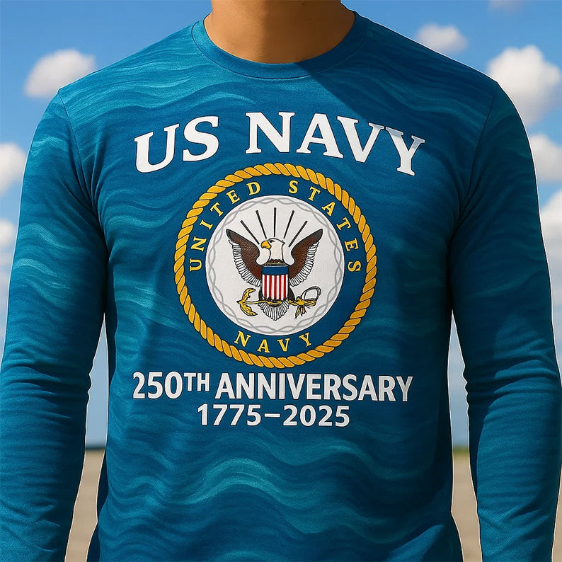 U.S. Navy 250th Anniversary Long Sleeve T-Shirt