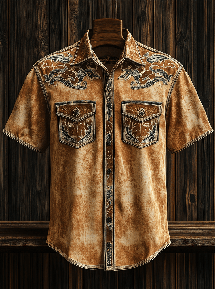 Men's Western Yoke Short Sleeve Shirt