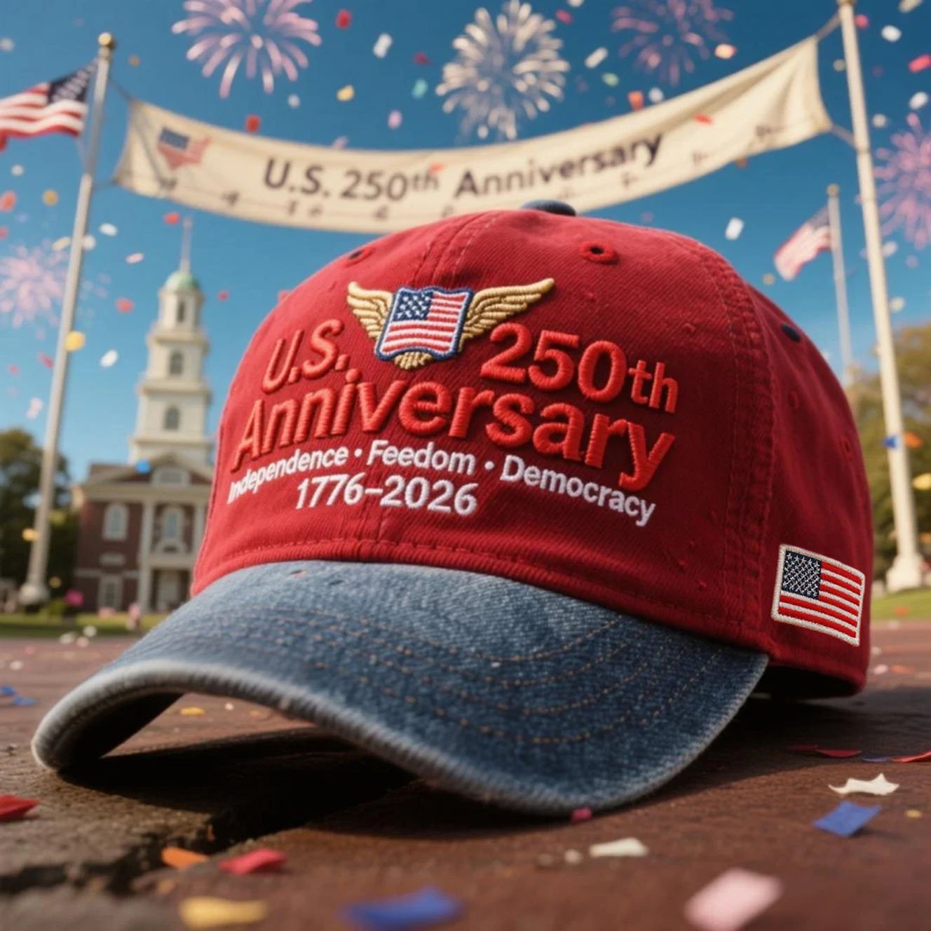 🔥LAST DAY 49% OFF - U.S. 250th Anniversary Retro Washed Cap