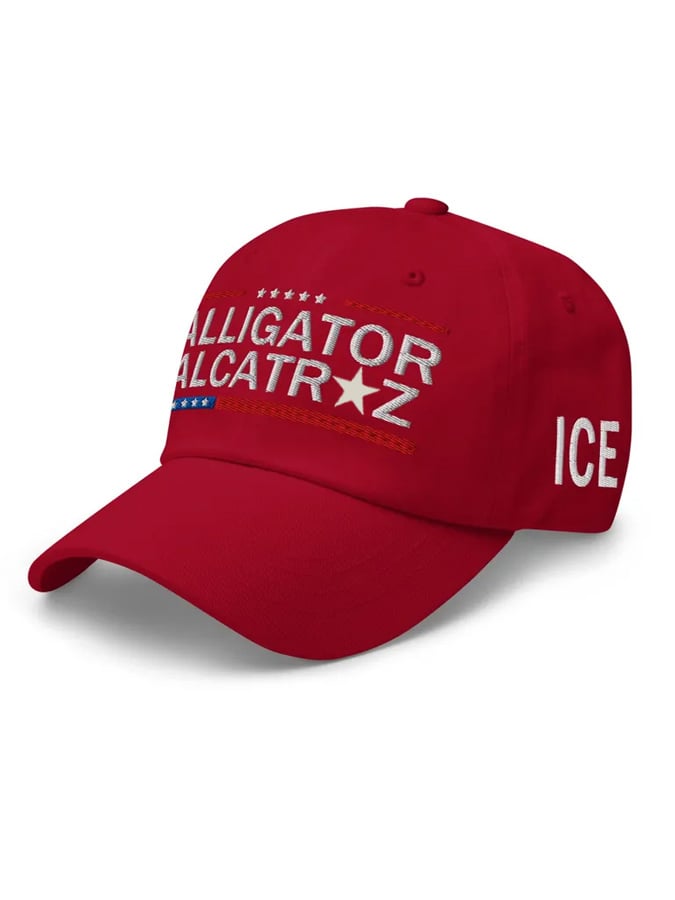 Unisex Alligator Alcatraz Ice Casual Hat
