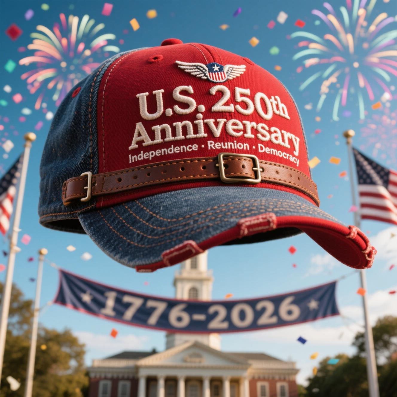 🔥LAST DAY 49% OFF - U.S. 250th Anniversary Retro Washed Cap