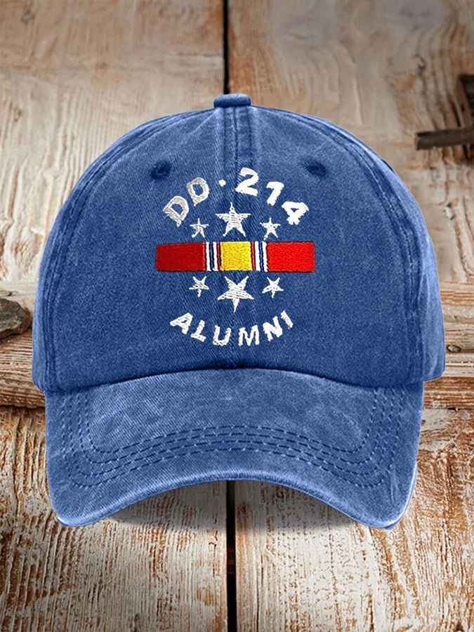 Retro DD-214 Alumni Print Baseball Cap