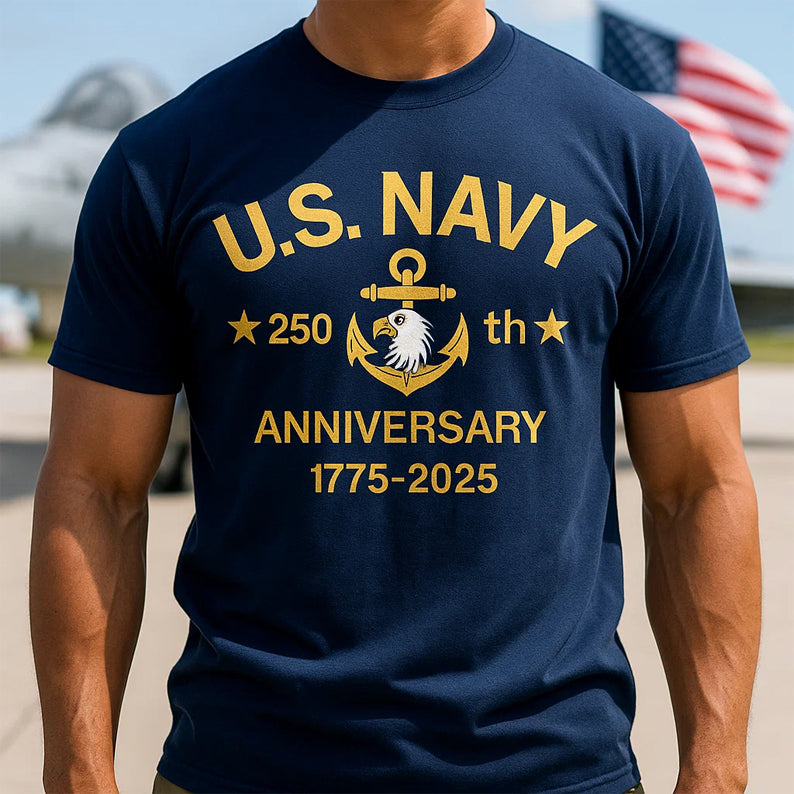 U.S. Navy 250th Anniversary T-shirt
