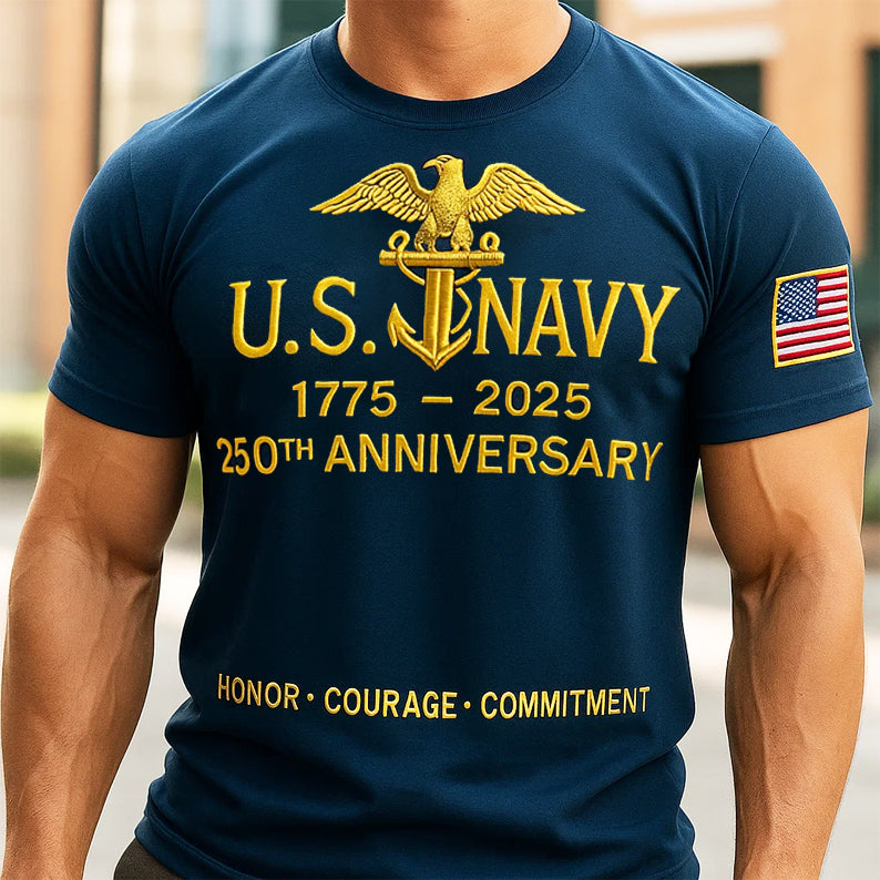 U.S. Navy 250th Anniversary T-shirt