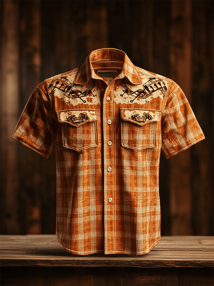 Men's Western Yoke Short Sleeve Shirt