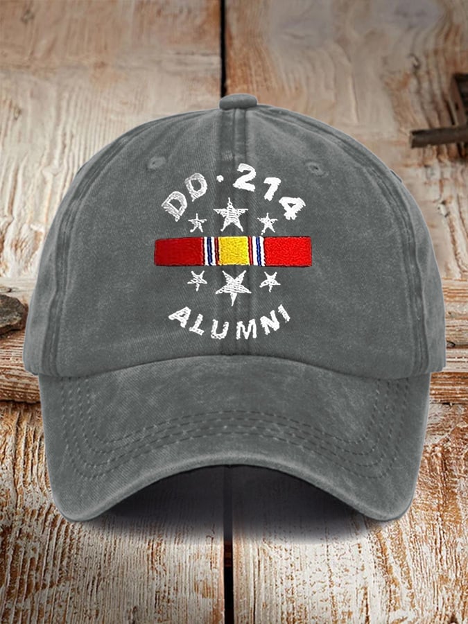Retro DD-214 Alumni Print Baseball Cap