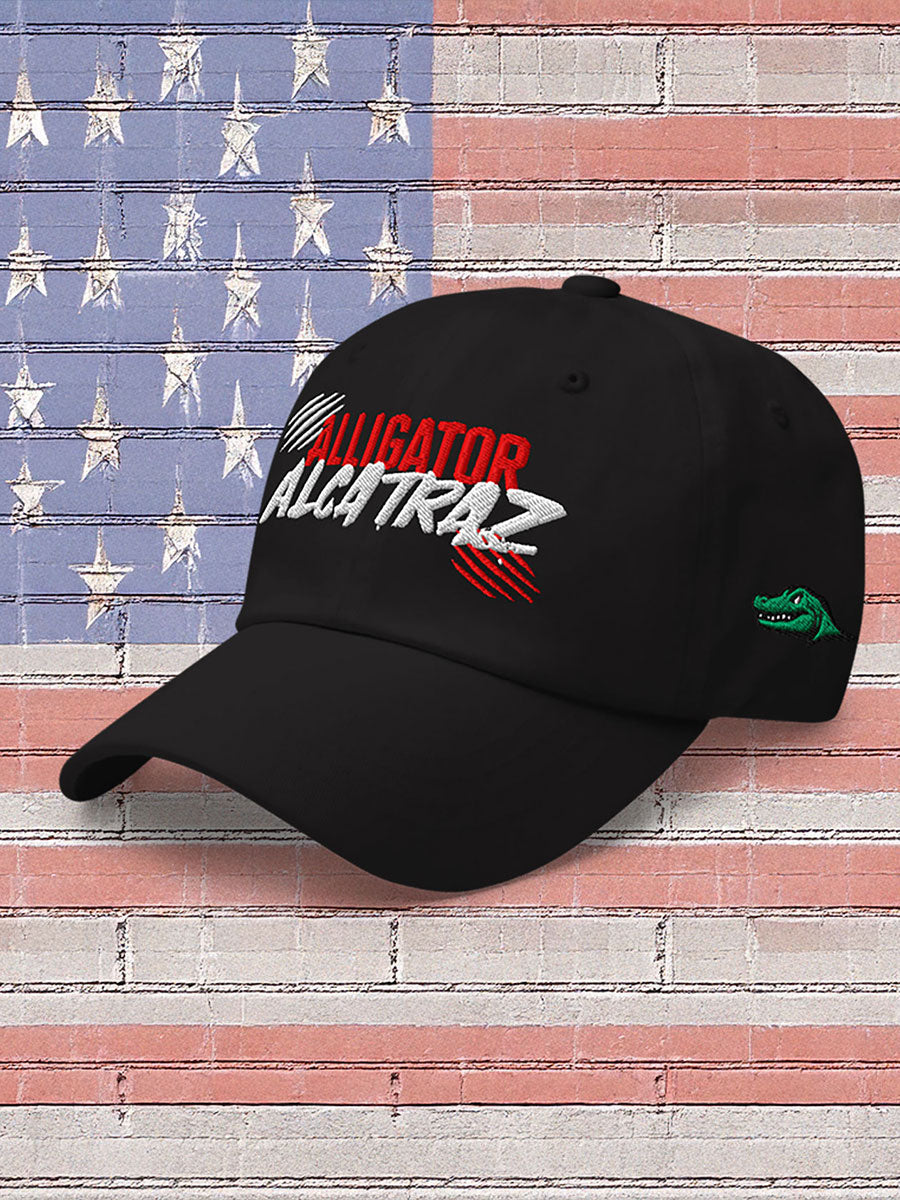 Unisex Alligator Alcatraz Funny Florida Everglades Dark Humor Print Hat