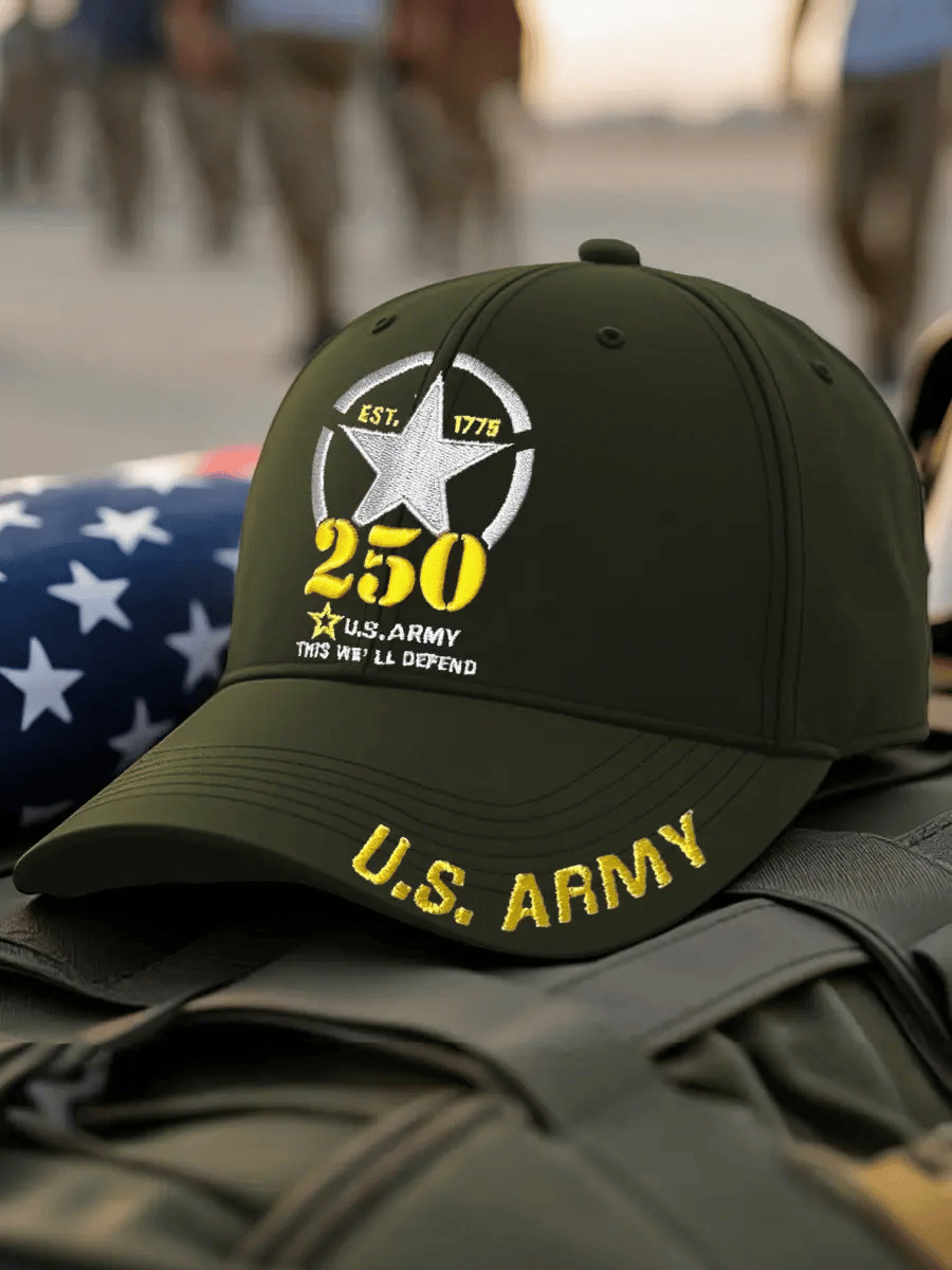 Unisex U.S.Army This We'Ll Defend Print Baseball Cap