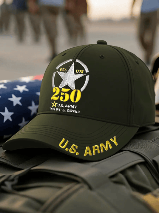 Unisex U.S.Army This We'Ll Defend Print Baseball Cap