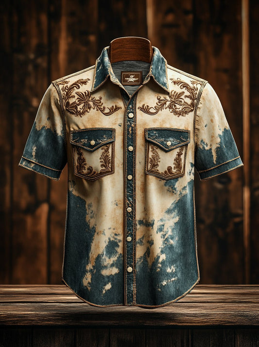 Men's Western Yoke Short Sleeve Shirt