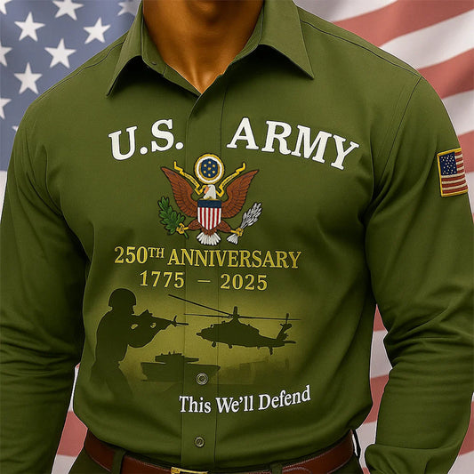 U.S. Army 250th Anniversary Long Sleeve Shirt