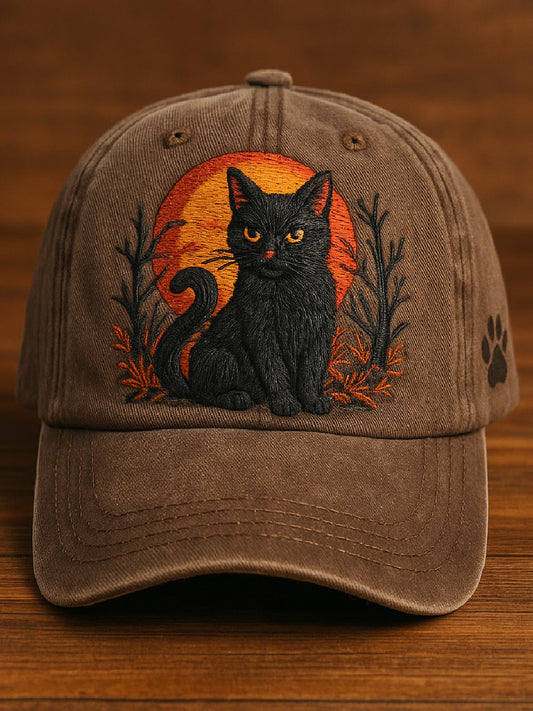 Cat Art Casual Print Hat