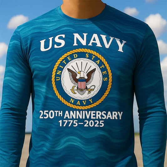 U.S. Navy 250th Anniversary Long Sleeve T-Shirt