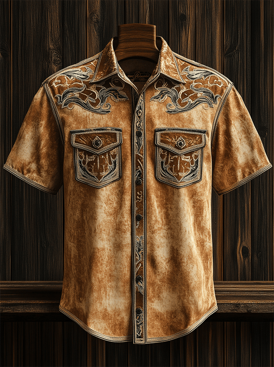 Men's Western Yoke Short Sleeve Shirt