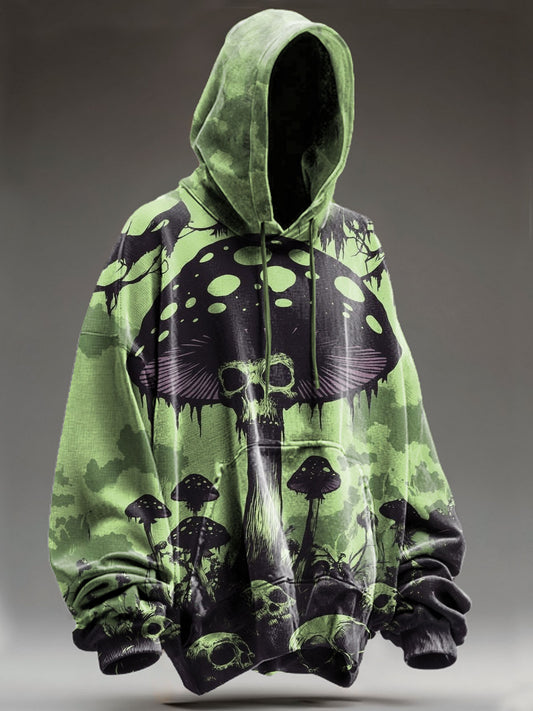 Mushroom Art Print Casual Sweatshirt