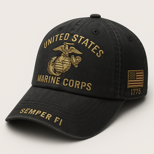 Marine Corps 1775 Cap – Charcoal Gray