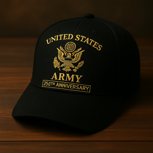 U.S. Army Black & Gold Cap – 250th Anniversary Edition