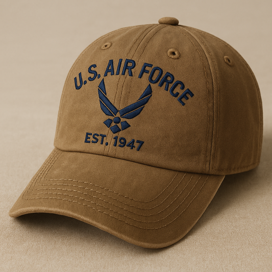 🔥LAST DAY 49% OFF -U.S. Air Force Tribute Cap (Vintage Brown)