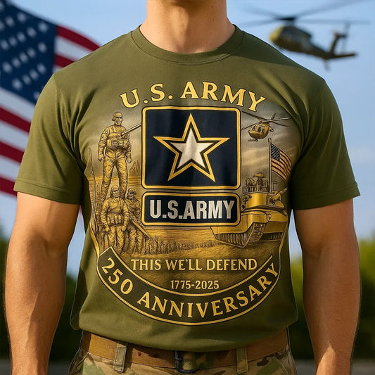 U.S. Army 250th Anniversary T-shirt