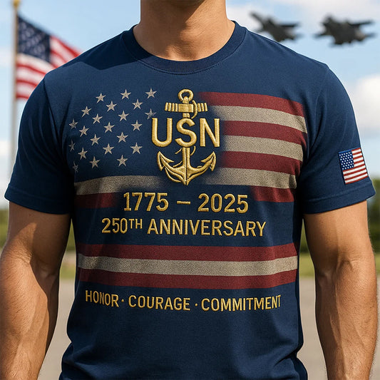 U.S. Navy 250th Anniversary T-shirt