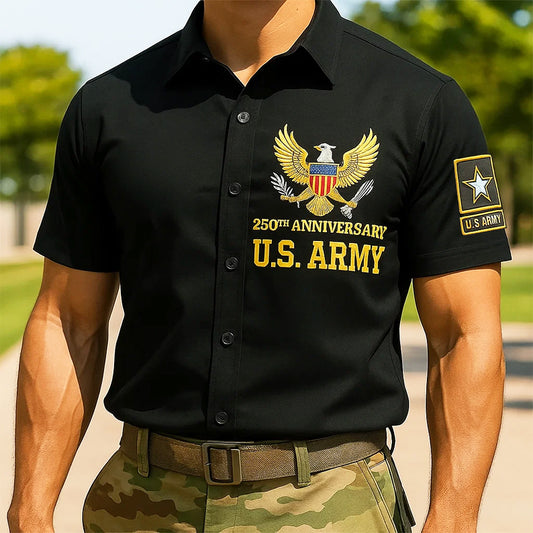 U.S. Army 250th Anniversary Short Sleeve Shirt