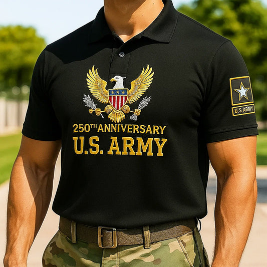 U.S. Army 250th Anniversary Polo Shirt