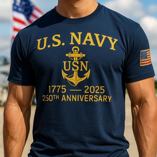 U.S. Navy 250th Anniversary T-shirt