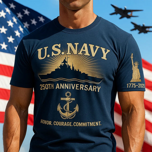 U.S. Navy 250th Anniversary T-shirt