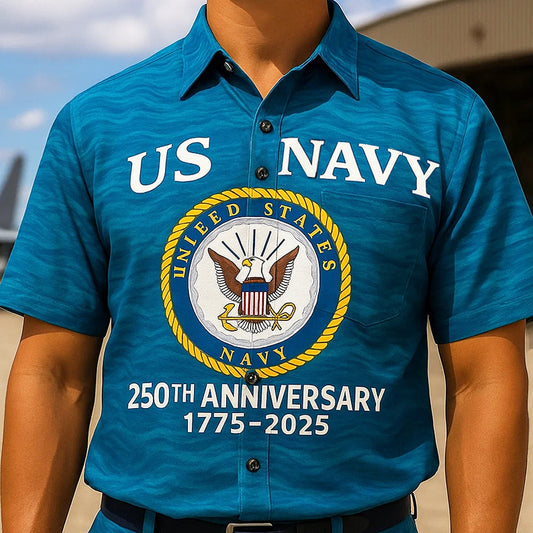 U.S. Navy 250th Anniversary Short Sleeve Shirt
