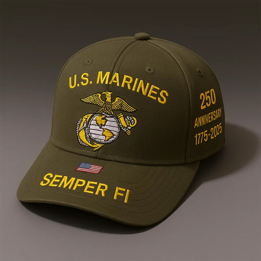 U.S. Marine Corps 250th Anniversary Hat