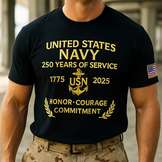 U.S. Navy 250th Anniversary T-shirt