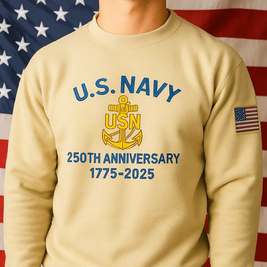 U.S. Navy 250th Anniversary Long Sleeve T-Shirt