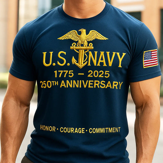 U.S. Navy 250th Anniversary T-shirt
