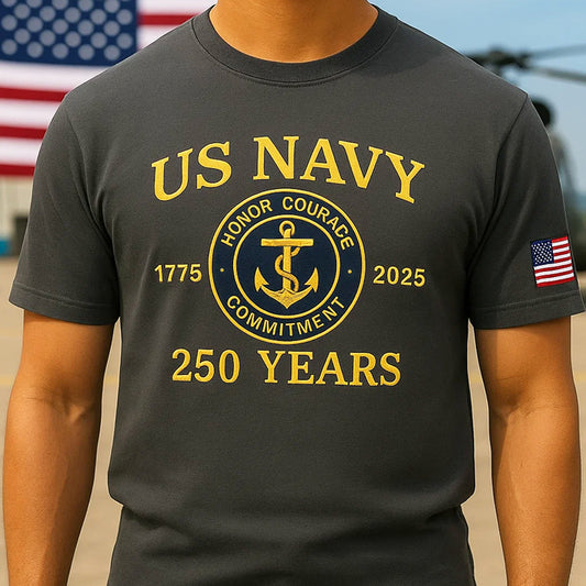 U.S. Navy 250th Anniversary T-shirt
