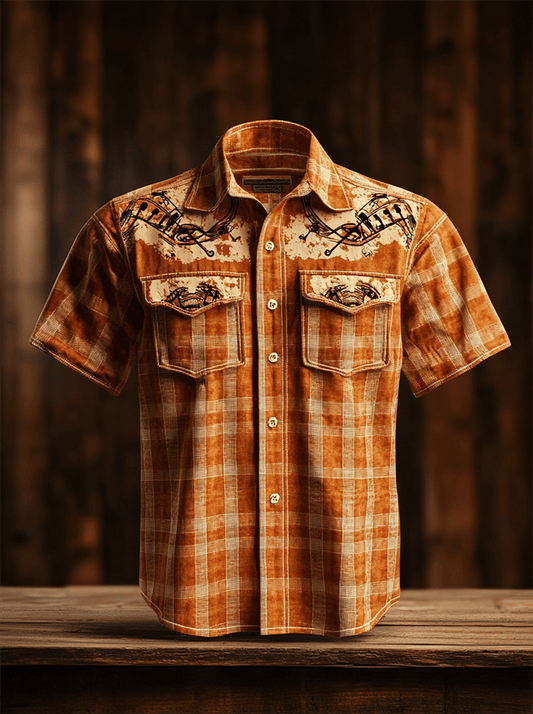 Men's Western Yoke Short Sleeve Shirt