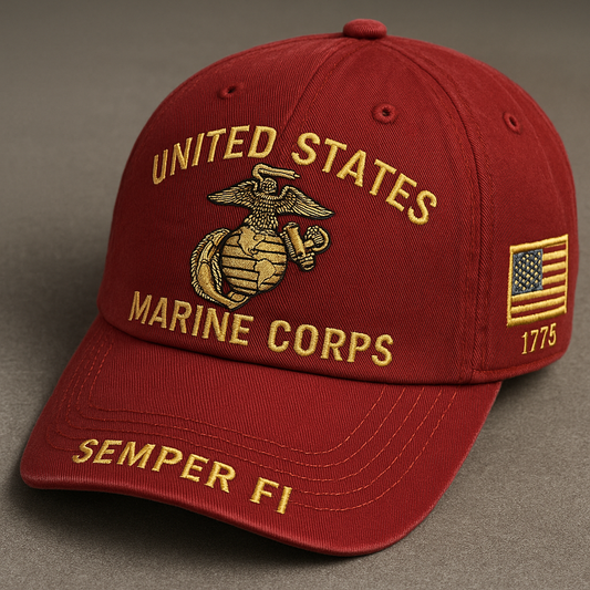 Marine Corps 1775 Cap – Crimson