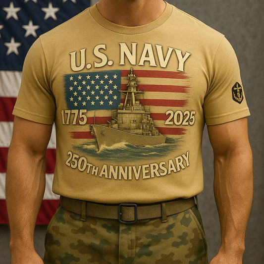 US Navy 250th Anniversary T-Shirt