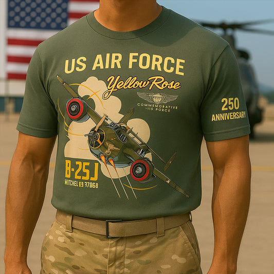 250th Anniversary Air Force Commemorative Short Sleeve T-Shirt
