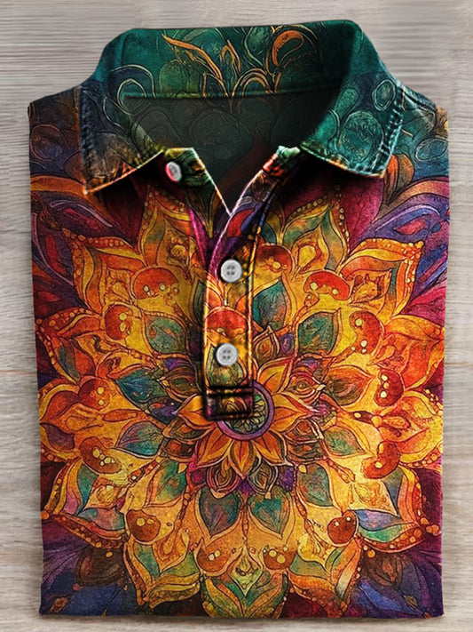 Art Prints Casaul Short Sleeve Polo Shirt