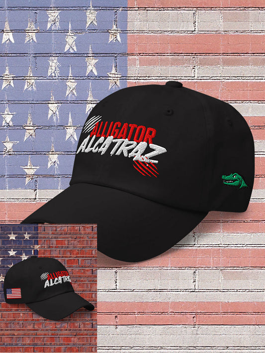 Unisex  Alligator Alcatraz Funny Florida Everglades Dark Humor Print Hat