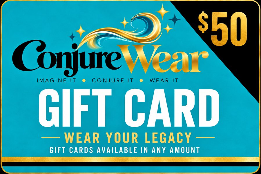 ConjureWear gift card, $50 example